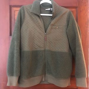 LL bean fleece zip up jacket